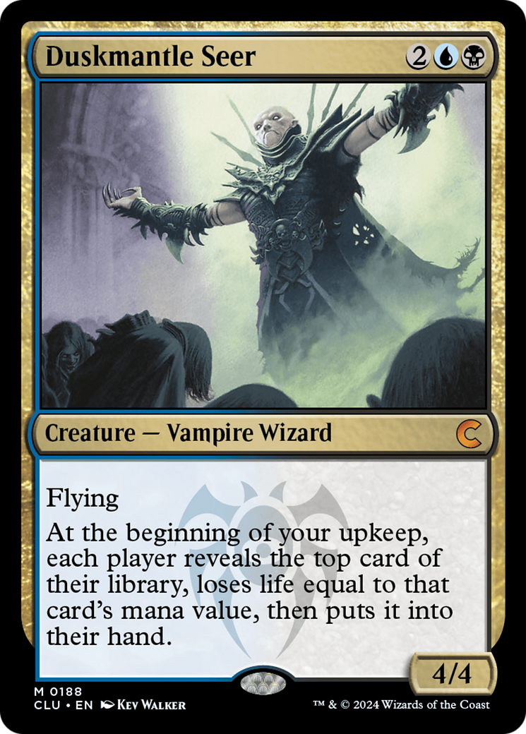 Image of Duskmantle Seer (CLU-188) - Ravnica: Clue Edition