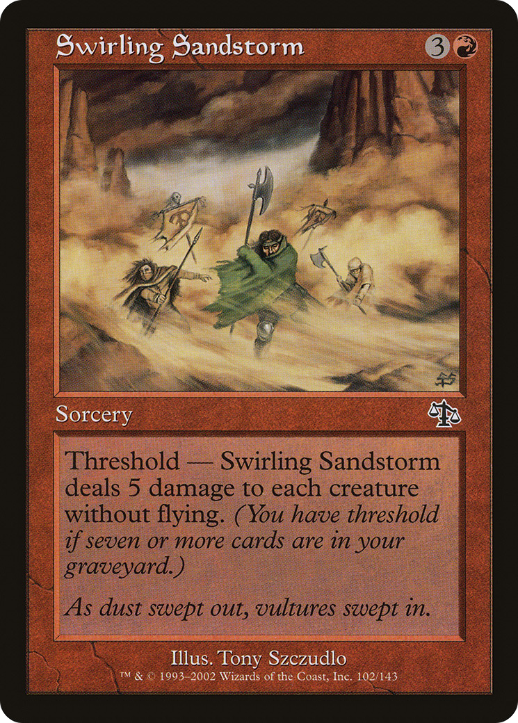 Image of Swirling Sandstorm (JUD-102) - Judgment Foil