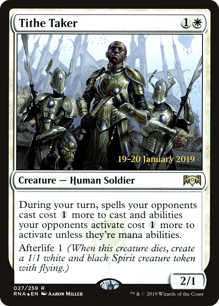 Image of Tithe Taker (PRE-027) - Ravnica Allegiance Promos Foil