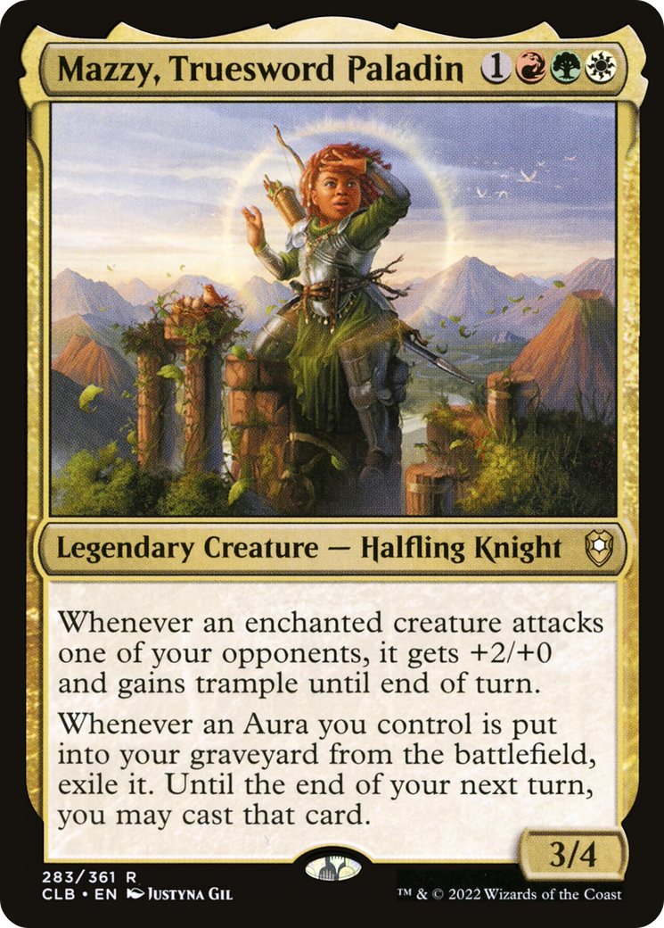 Image of Mazzy, Truesword Paladin (CLB-283) - Commander Legends: Battle for Baldur's Gate