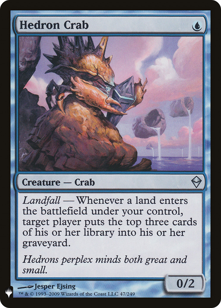 Image of Hedron Crab (LIST-047) - The List