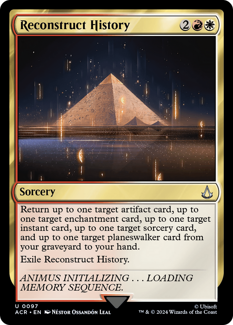 Image of Reconstruct History (ACR-097) - Assassin's Creed Foil