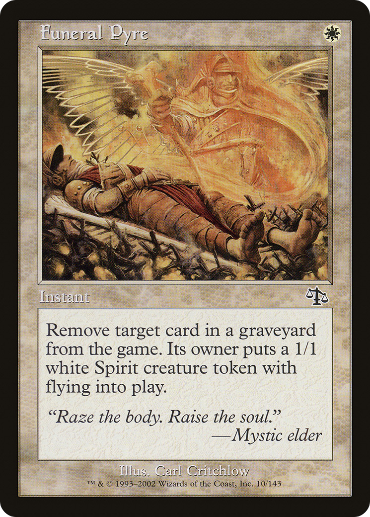 Image of Funeral Pyre (JUD-010) - Judgment Foil