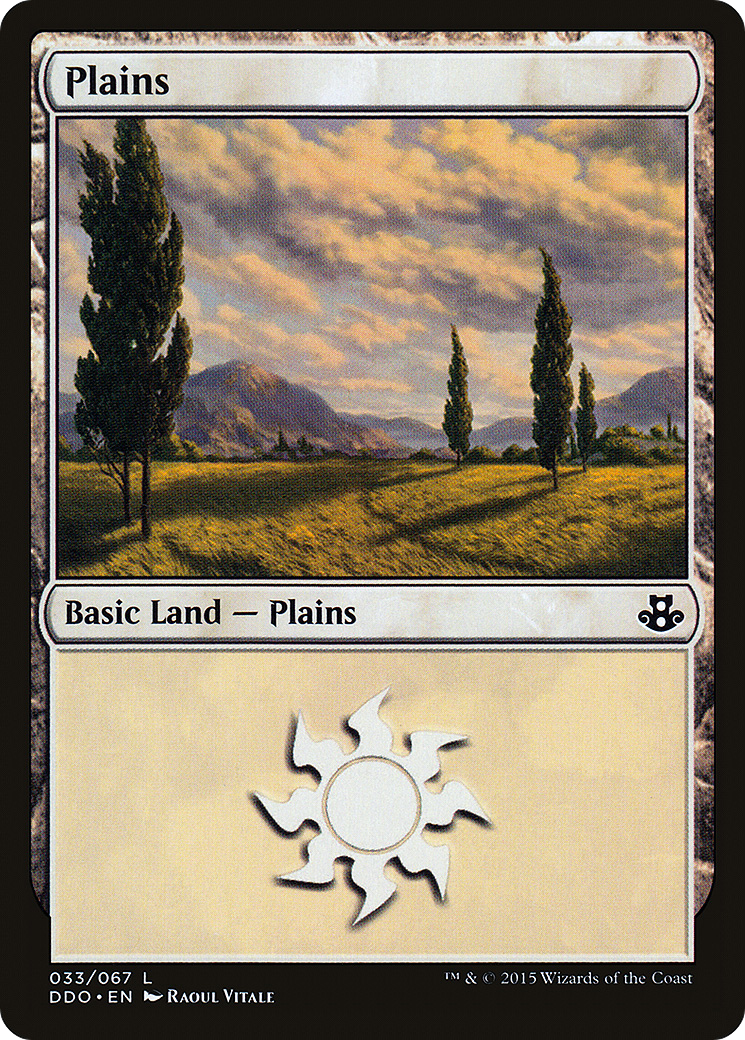 Image of Plains (033) (DDO-033) - Duel Decks: Elspeth vs. Kiora
