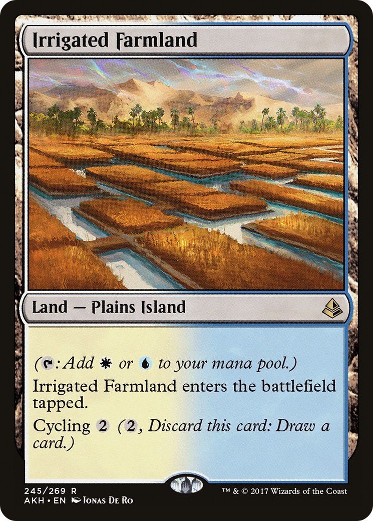 Image of Irrigated Farmland (AKH-245) - Amonkhet Foil