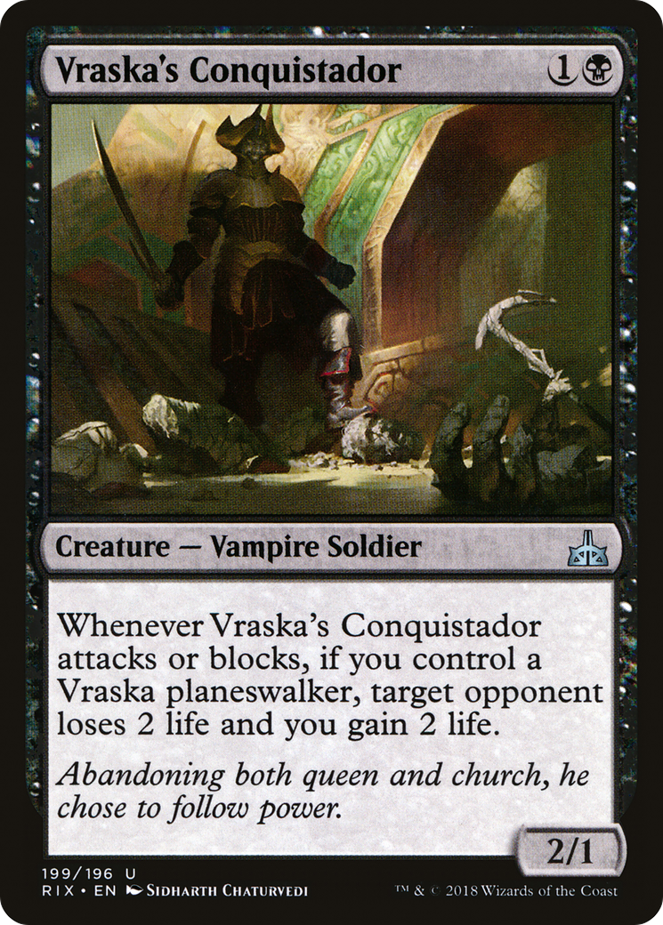 Image of Vraska's Conquistador (RIX-199) - Rivals of Ixalan