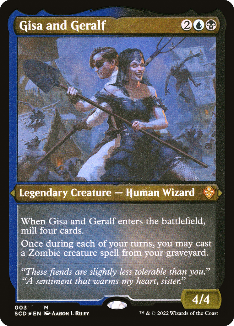 Image of Gisa and Geralf (SCD-003) - Starter Commander Decks Etched Foil