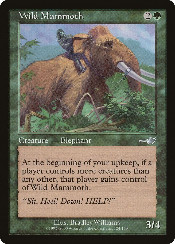 Image of Wild Mammoth (NMS-124) - Nemesis Foil