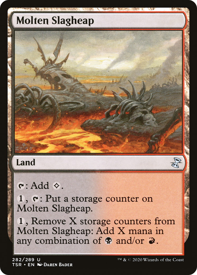Image of Molten Slagheap (TSR-282) - Time Spiral Remastered Foil