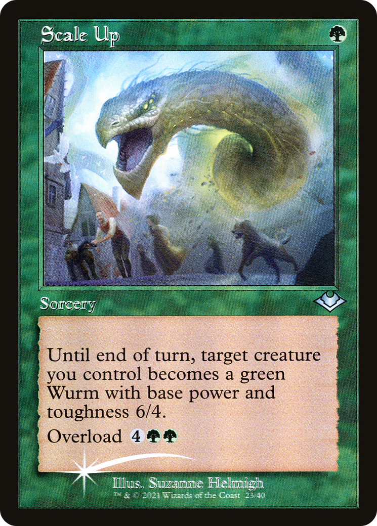 Image of Scale Up (Retro Frame) (MH1-023) - Modern Horizons 1 Timeshifts Etched Foil
