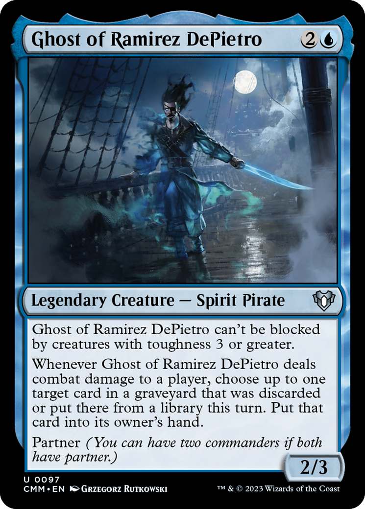 Image of Ghost of Ramirez DePietro (CMM-097) - Commander Masters Foil