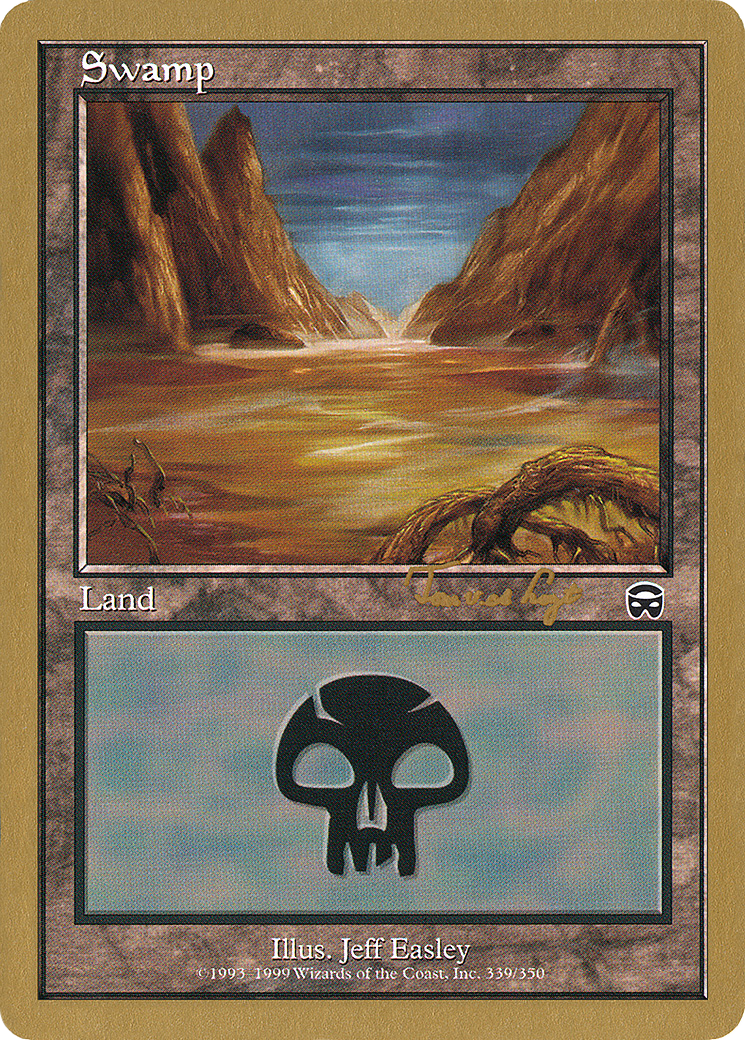 Image of Swamp (339) - 2001 Tom van de Logt (MMQ) (WCD-) - World Championship Decks 2001