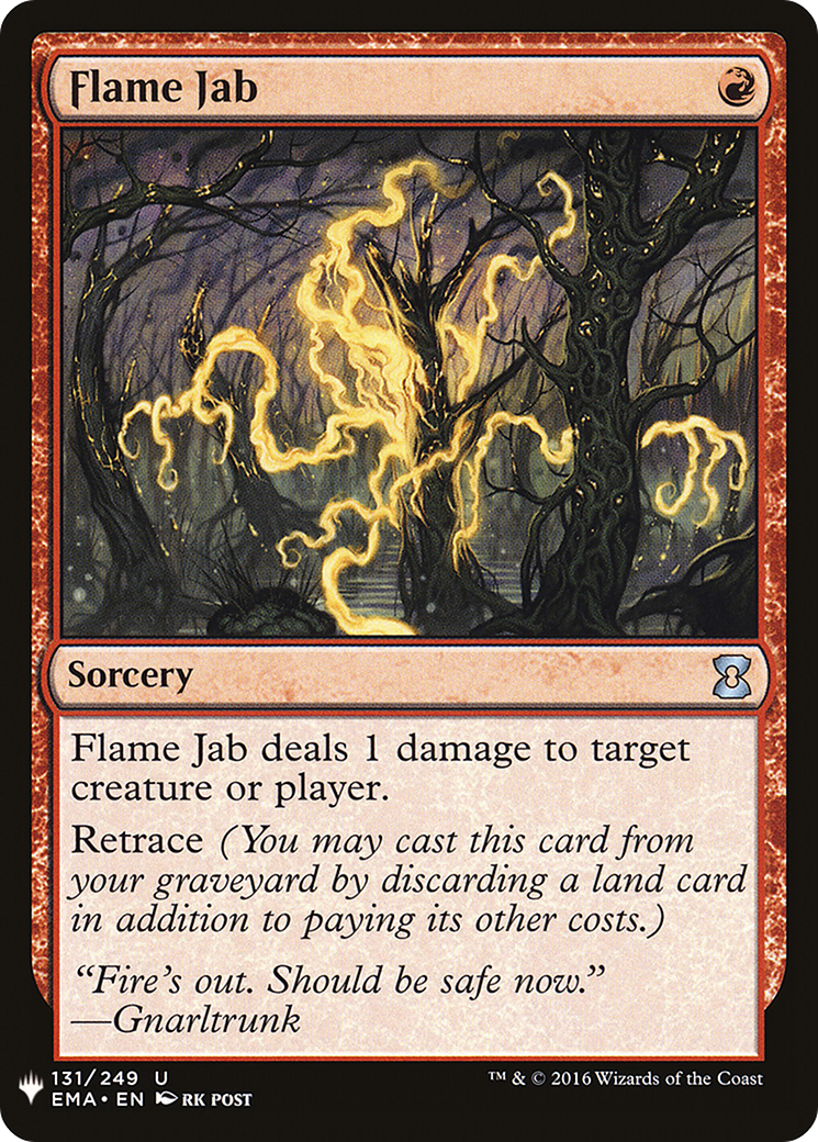 Image of Flame Jab (LIST-131) - The List