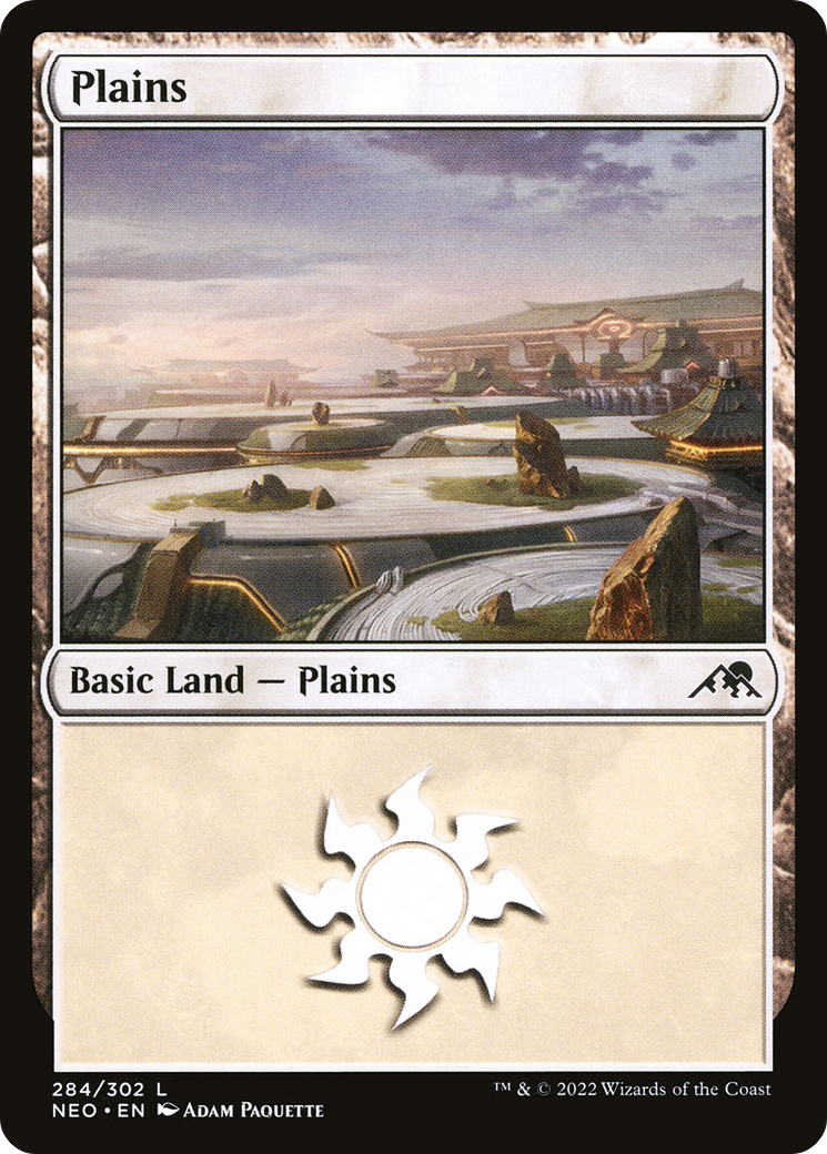 Image of Plains (284) (NEO-284) - Kamigawa: Neon Dynasty