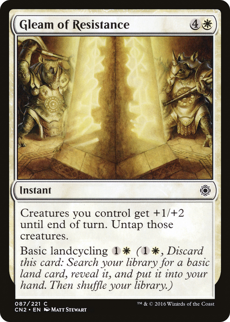 Image of Gleam of Resistance (CN2-087) - Conspiracy: Take the Crown