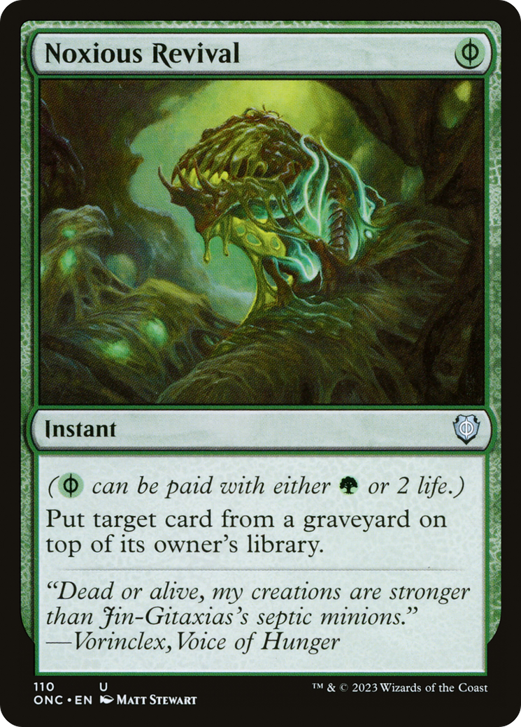 Image of Noxious Revival (ONC-110) - Phyrexia: All Will Be One Commander
