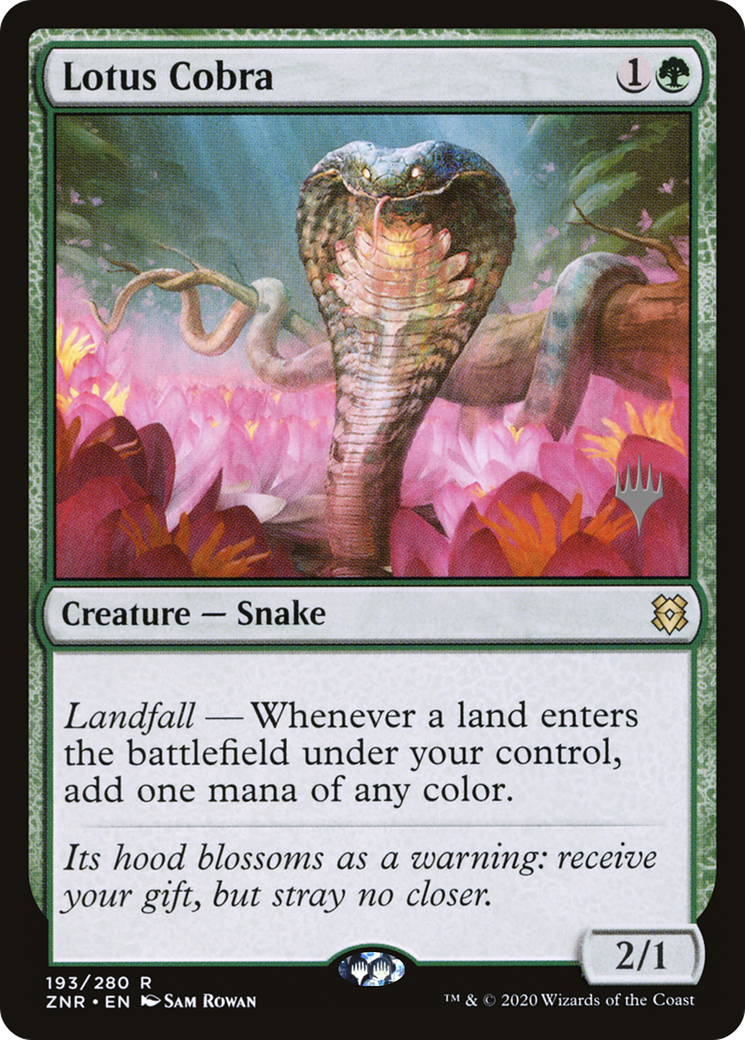 Image of Lotus Cobra (PPZNR-193) - Zendikar Rising Promos Foil