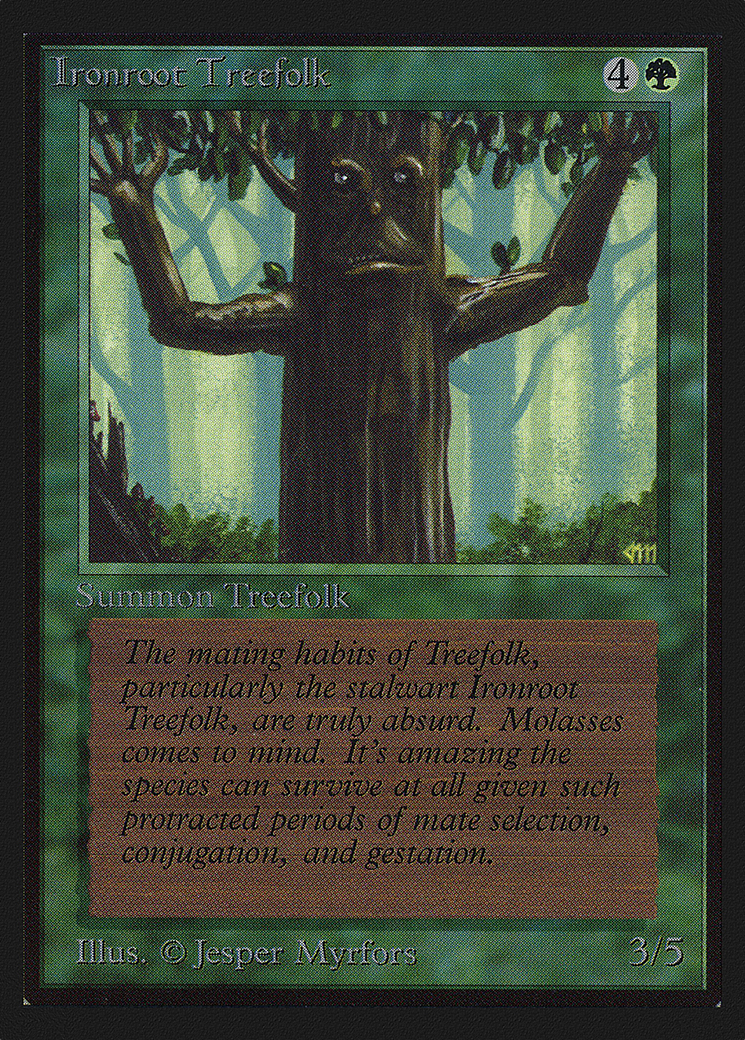 Image of Ironroot Treefolk (IE) (IED-) - Intl. Collectors' Edition