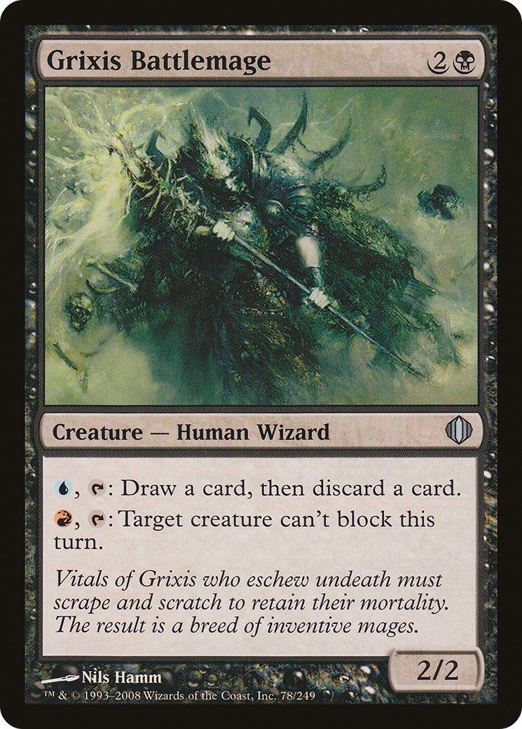 Image of Grixis Battlemage (ALA-078) - Shards of Alara