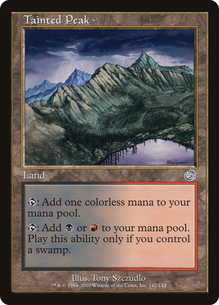 Image of Tainted Peak (TOR-142) - Torment Foil