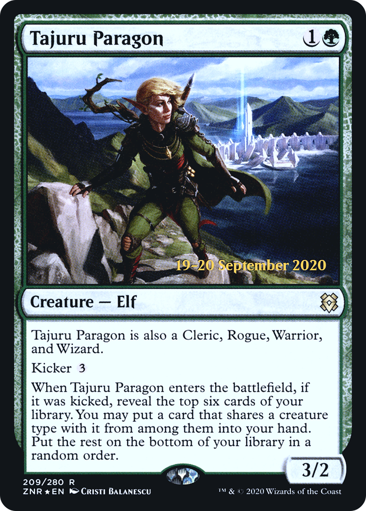 Image of Tajuru Paragon (PRE-209) - Zendikar Rising Promos Foil