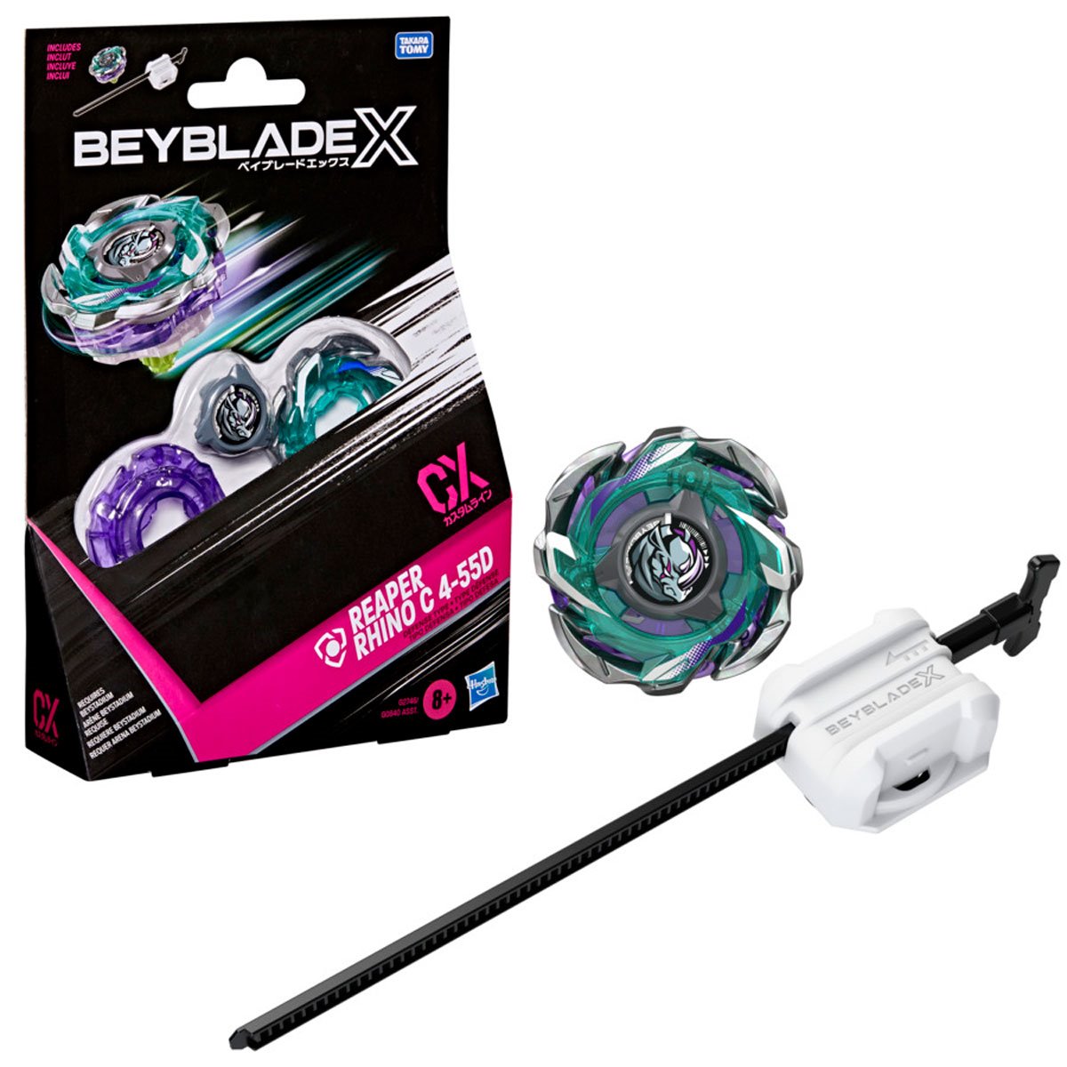 Image of Beyblade X Reaper Rhino C 4-55D CX Starter Pack Set