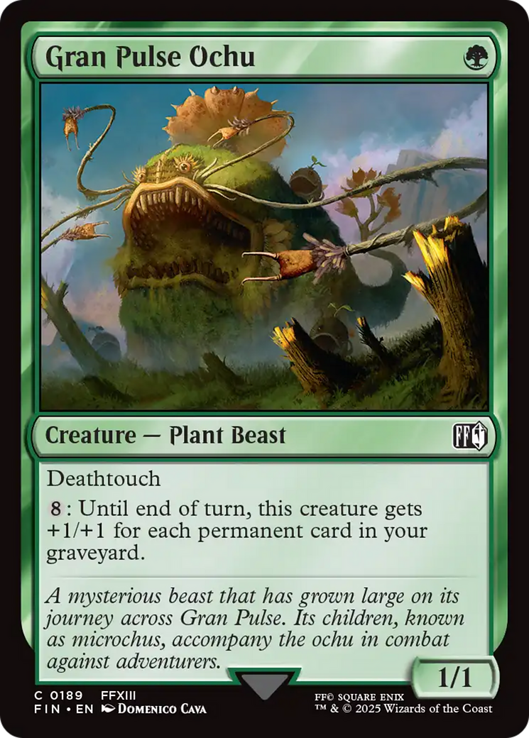 Image of Gran Pulse Ochu (FIN-189) - FINAL FANTASY Foil