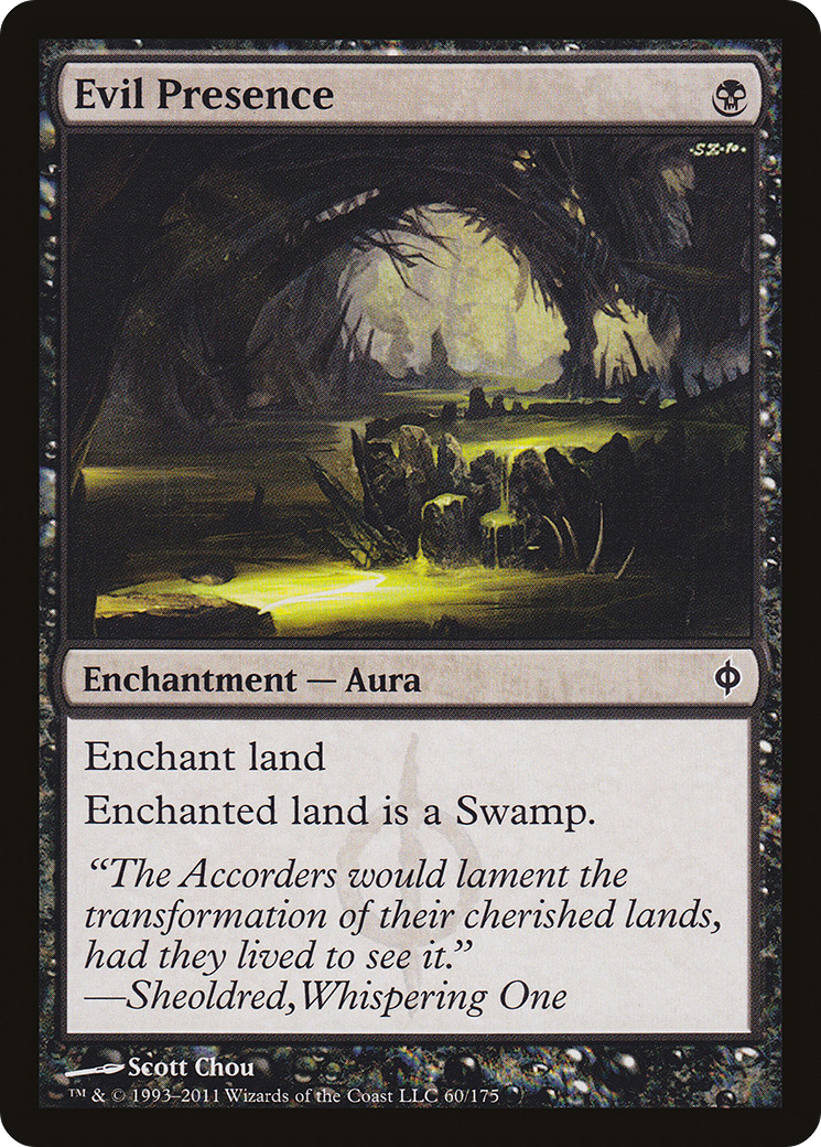 Image of Evil Presence (NPH-060) - New Phyrexia