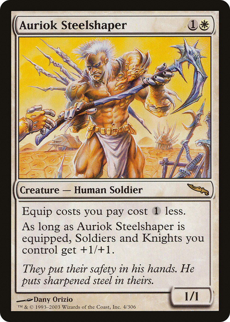 Image of Auriok Steelshaper (MRD-004) - Mirrodin Foil