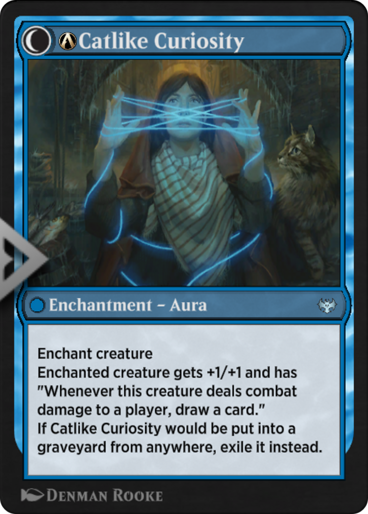 Image of A-Mischievous Catgeist // A-Catlike Curiosity (VOW-A-69) - Innistrad: Crimson Vow: (Double Faced Transform)