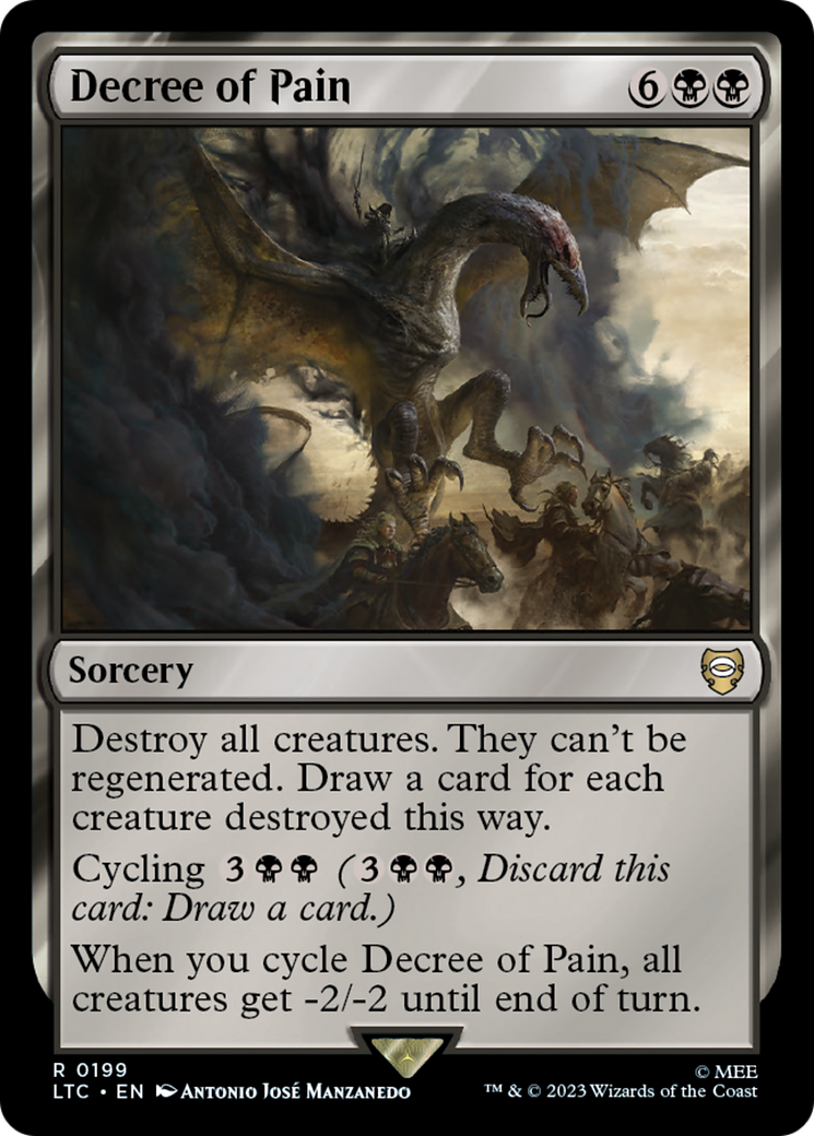 Image of Decree of Pain (LTC-199) - Tales of Middle-earth Commander