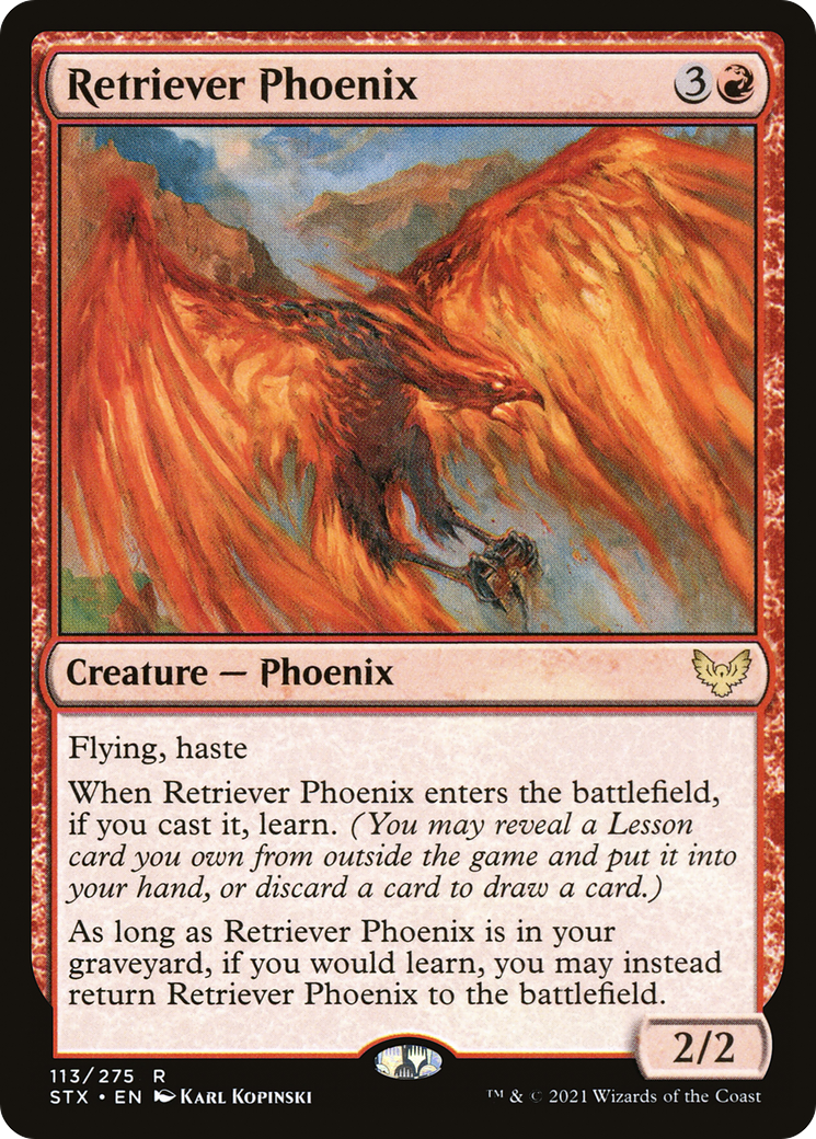Image of Retriever Phoenix (STX-113) - Strixhaven: School of Mages