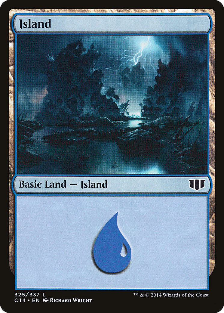 Image of Island (325) (C14-325) - Commander 2014