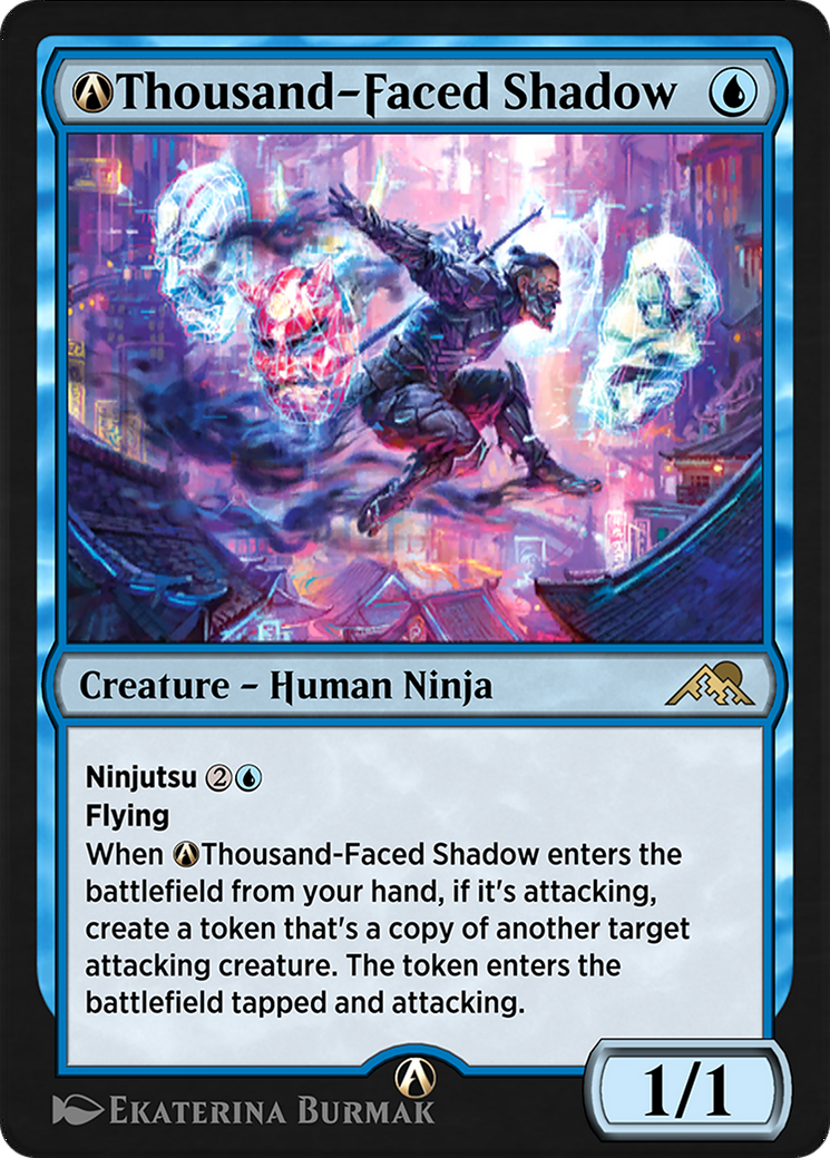Image of A-Thousand-Faced Shadow (NEO-A-86) - Kamigawa: Neon Dynasty
