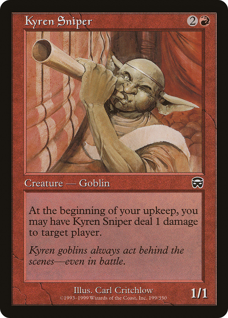 Image of Kyren Sniper (MMQ-199) - Mercadian Masques