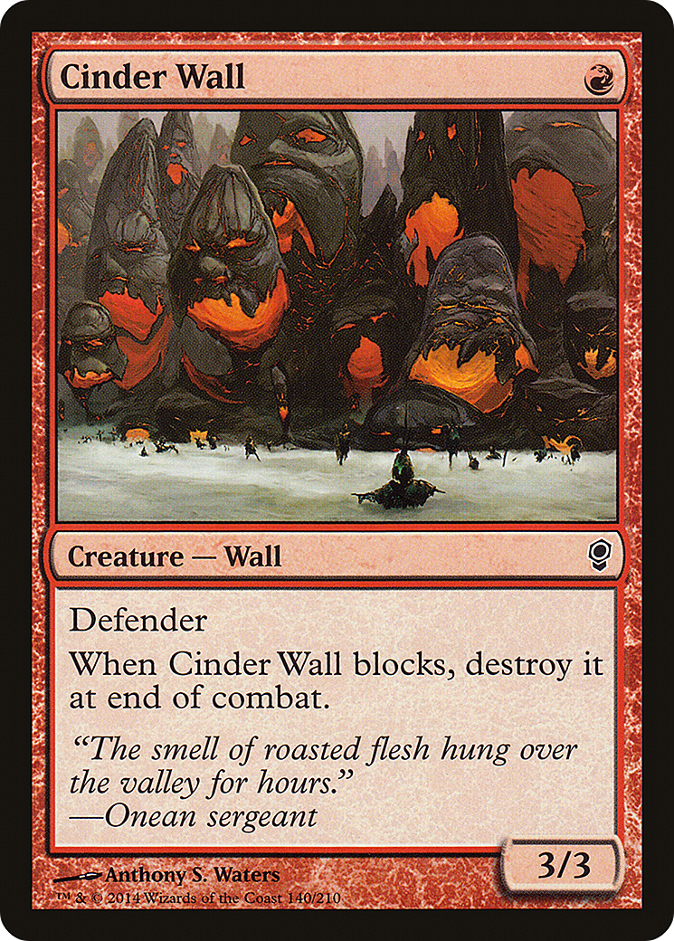Image of Cinder Wall (CNS-140) - Conspiracy Foil