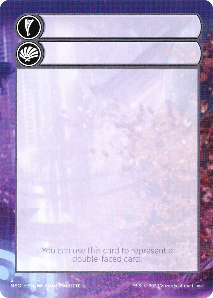 Image of Double-Faced Substitute Card (SNEO-002) - Kamigawa: Neon Dynasty Substitute Cards (Borderless)
