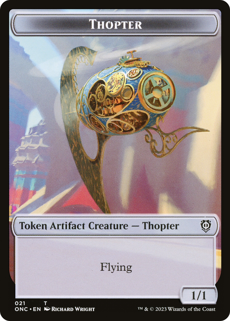 Image of Thopter (TONC-021) - Phyrexia: All Will Be One Commander Tokens
