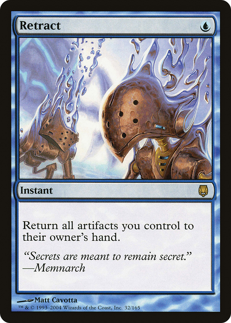 Image of Retract (DST-032) - Darksteel Foil