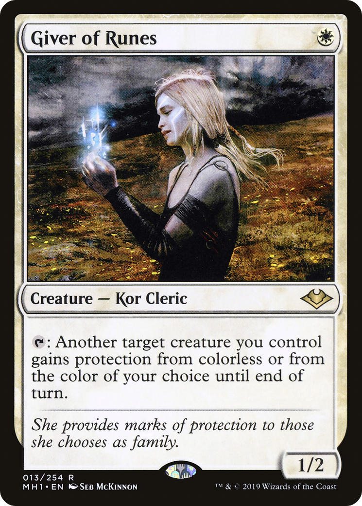Image of Giver of Runes (MH1-013) - Modern Horizons Foil