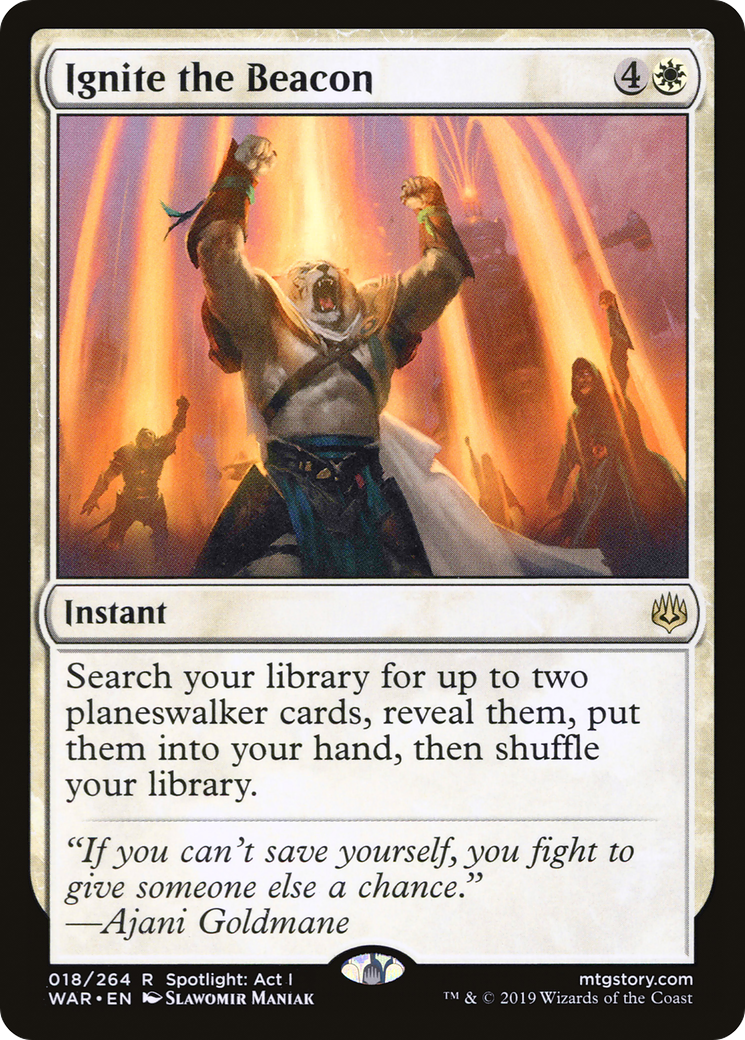 Image of Ignite the Beacon (WAR-018) - War of the Spark
