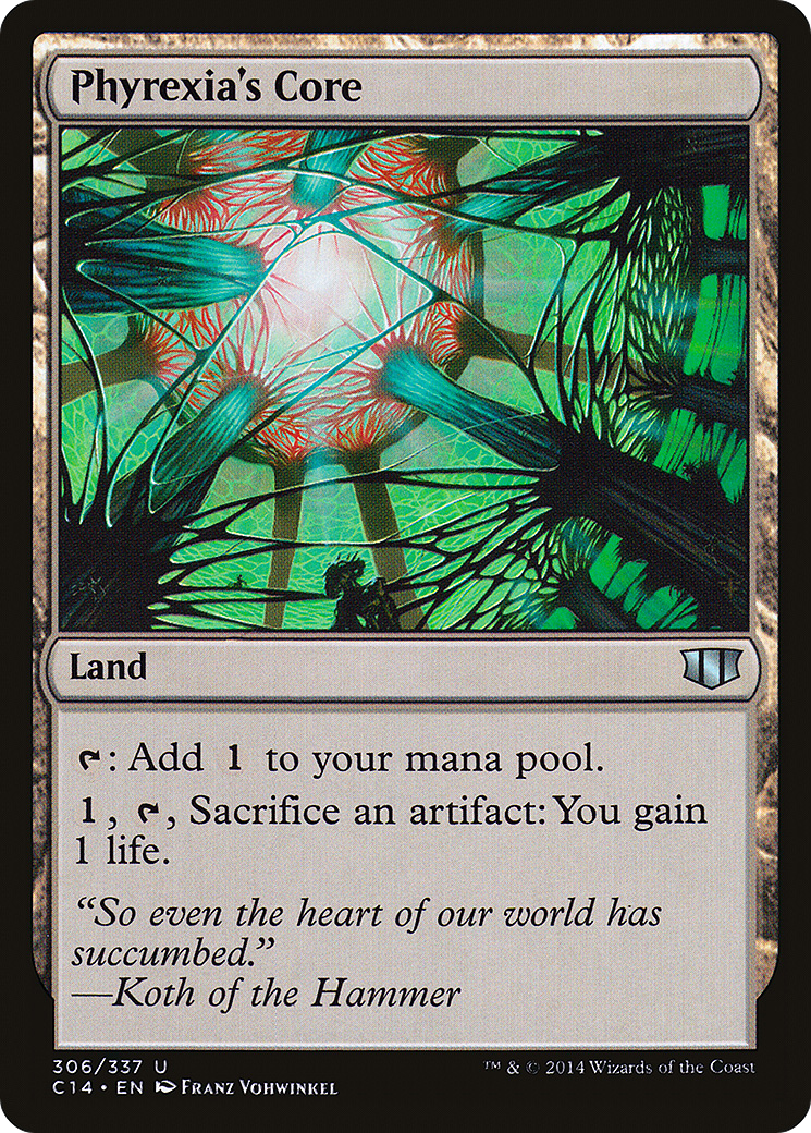 Image of Phyrexia's Core (C14-306) - Commander 2014