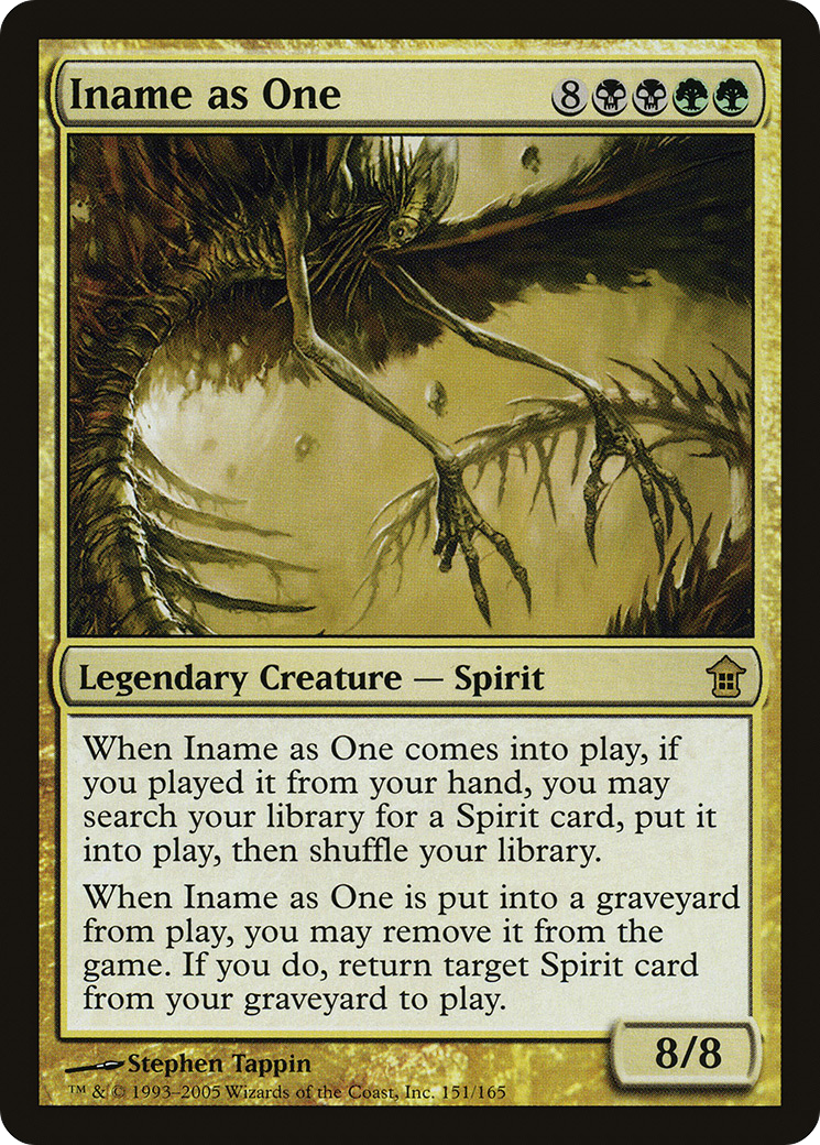 Image of Iname as One (SOK-151) - Saviors of Kamigawa Foil