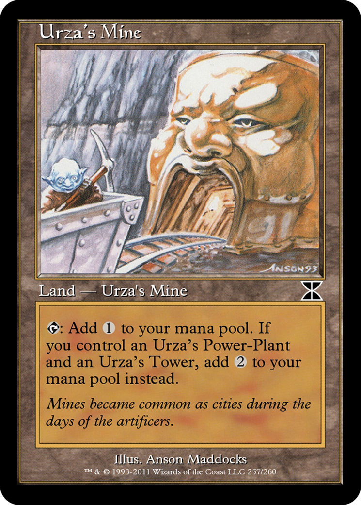 Image of Urza's Mine (ME4-257A) - Masters Edition IV Foil