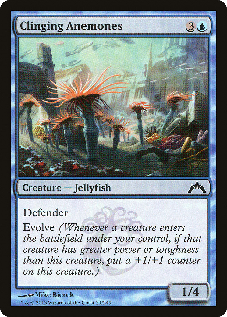 Image of Clinging Anemones (GTC-031) - Gatecrash Foil