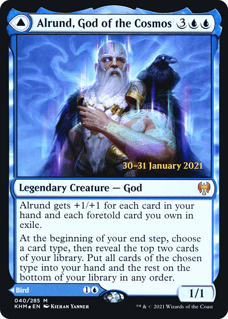 Image of Alrund, God of the Cosmos (PRE-040) - Kaldheim Promos Foil