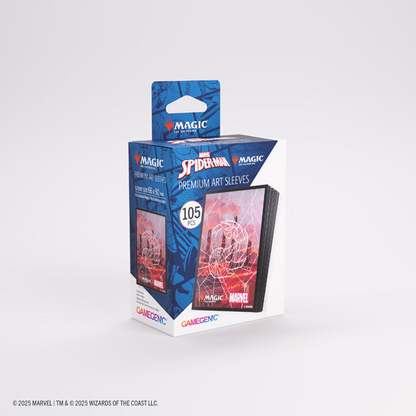 Image of Card Sleeves: MTG Premium Art- Marvel's Spider-Man- Spider-Man Mountain