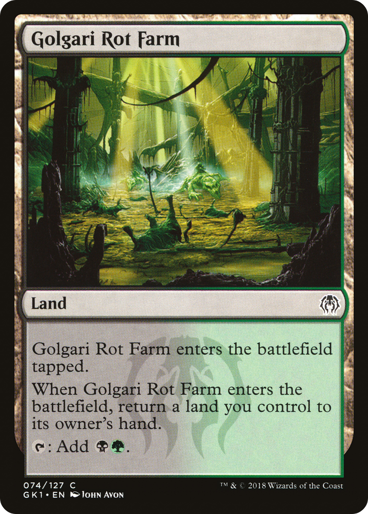 Image of Golgari Rot Farm (GR1-074) - GRN Guild Kit