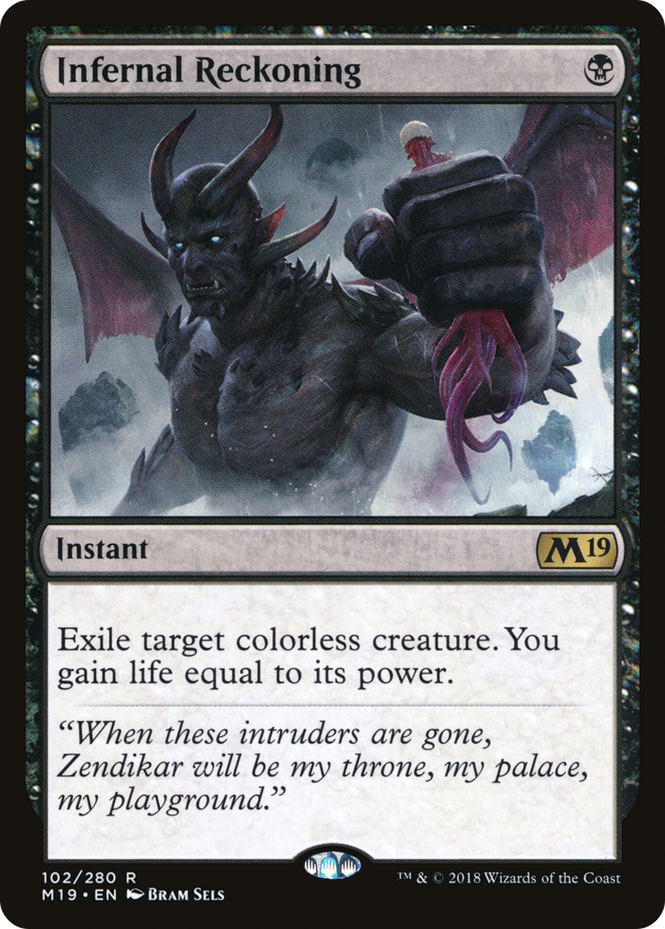 Image of Infernal Reckoning (M19-102) - Core Set 2019