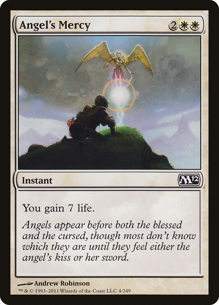 Image of Angel's Mercy (M12-004) - Magic 2012 Foil